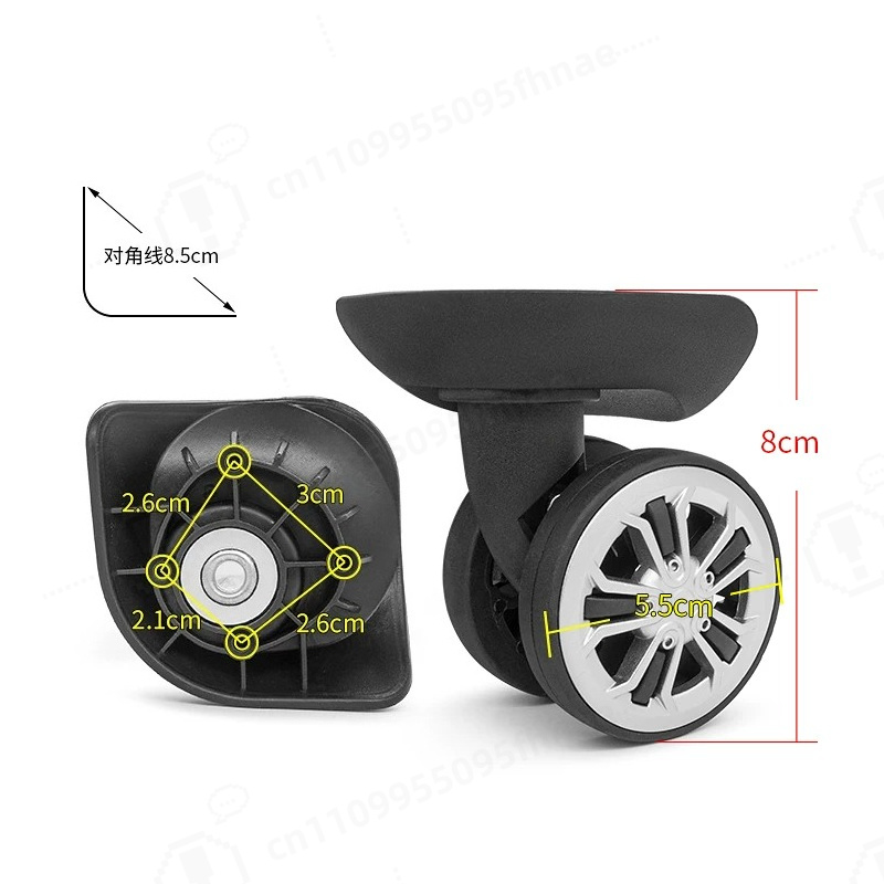 For Diplomat HLA-857 Replaceme - Silent Replacement Luggage Wheels 评论和价格