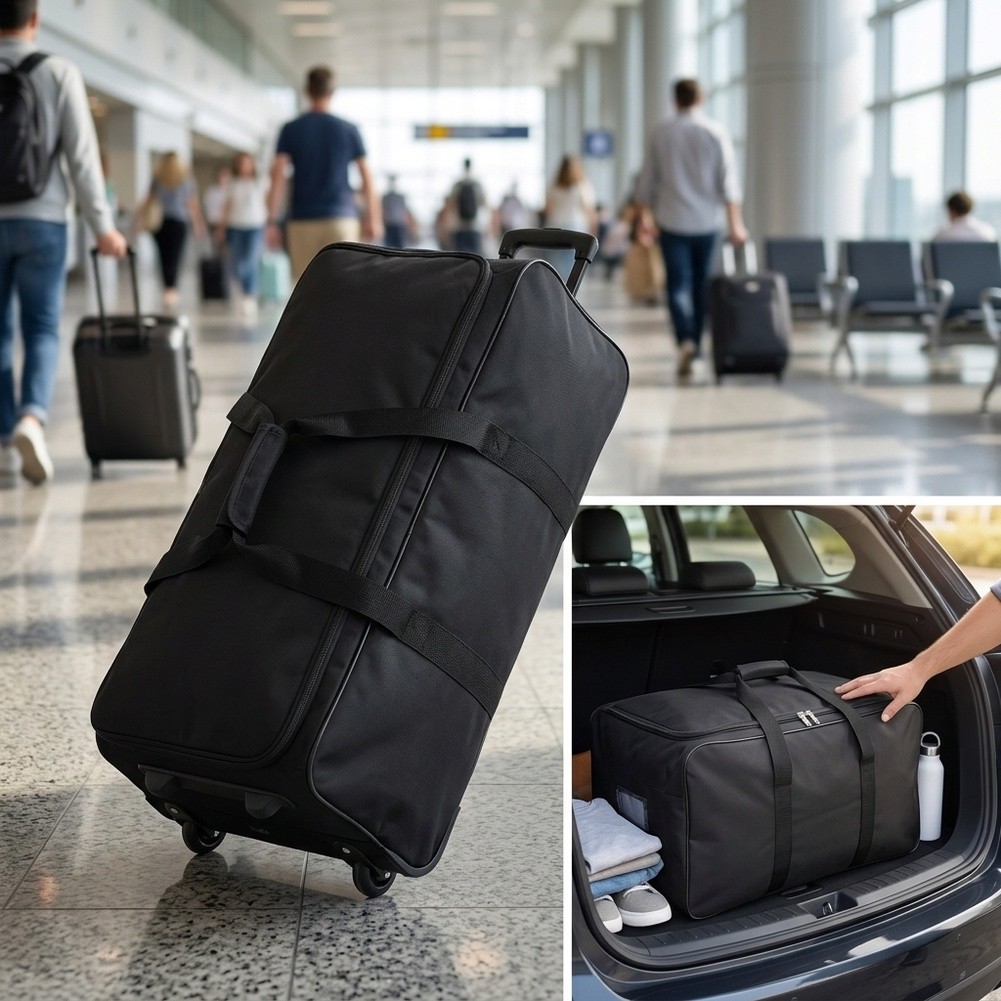 For College Dorm Moves Foldabl - Foldable Rolling Luggage Bag 评论和价格