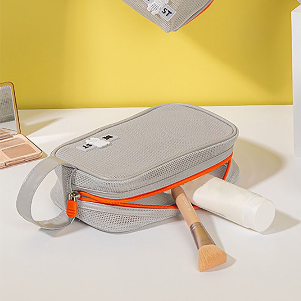 Durable Mesh Makeup Bag With H - Cosmetic Bags 评论和价格