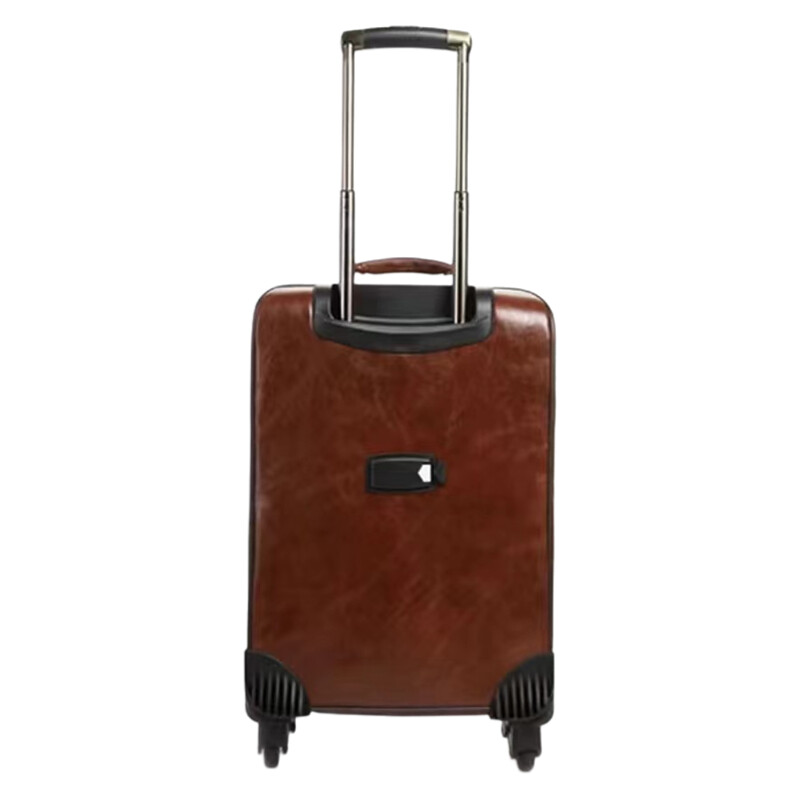 PREMIUM Leather Rolling Luggag - Spinner Wheel Rolling Suitcase 20 Inch 评论和价格