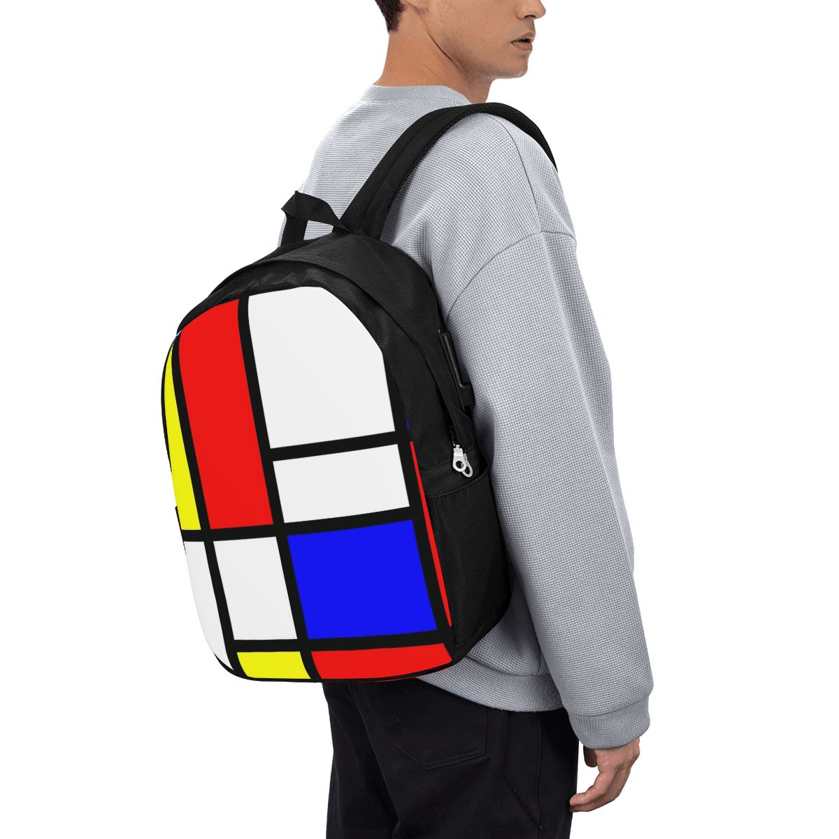 Piet Mondrian Composition  Bac - Backpacks 评论和价格