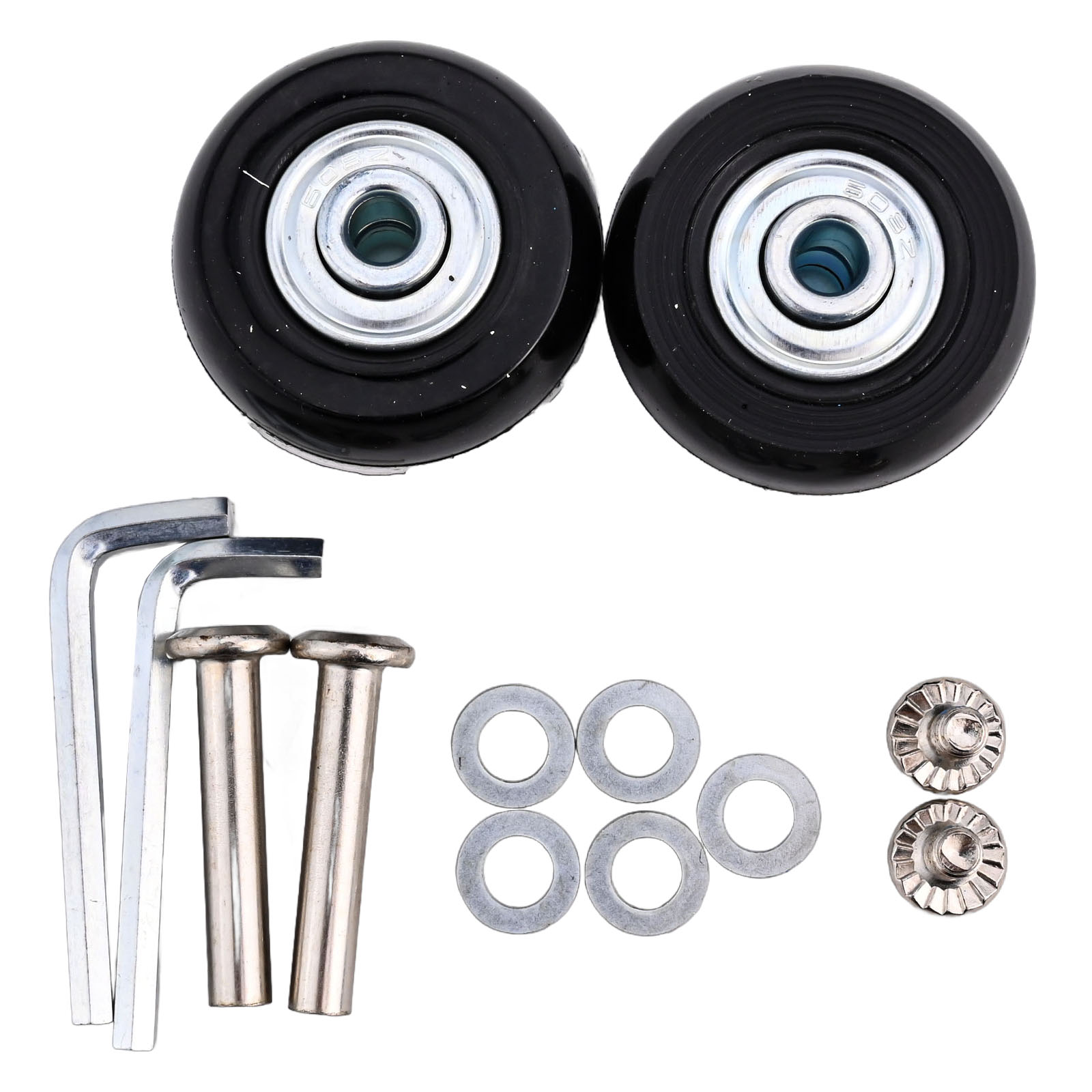 2Pcs Replace Wheels With Screw - Silent Replacement Luggage Wheels 评论和价格