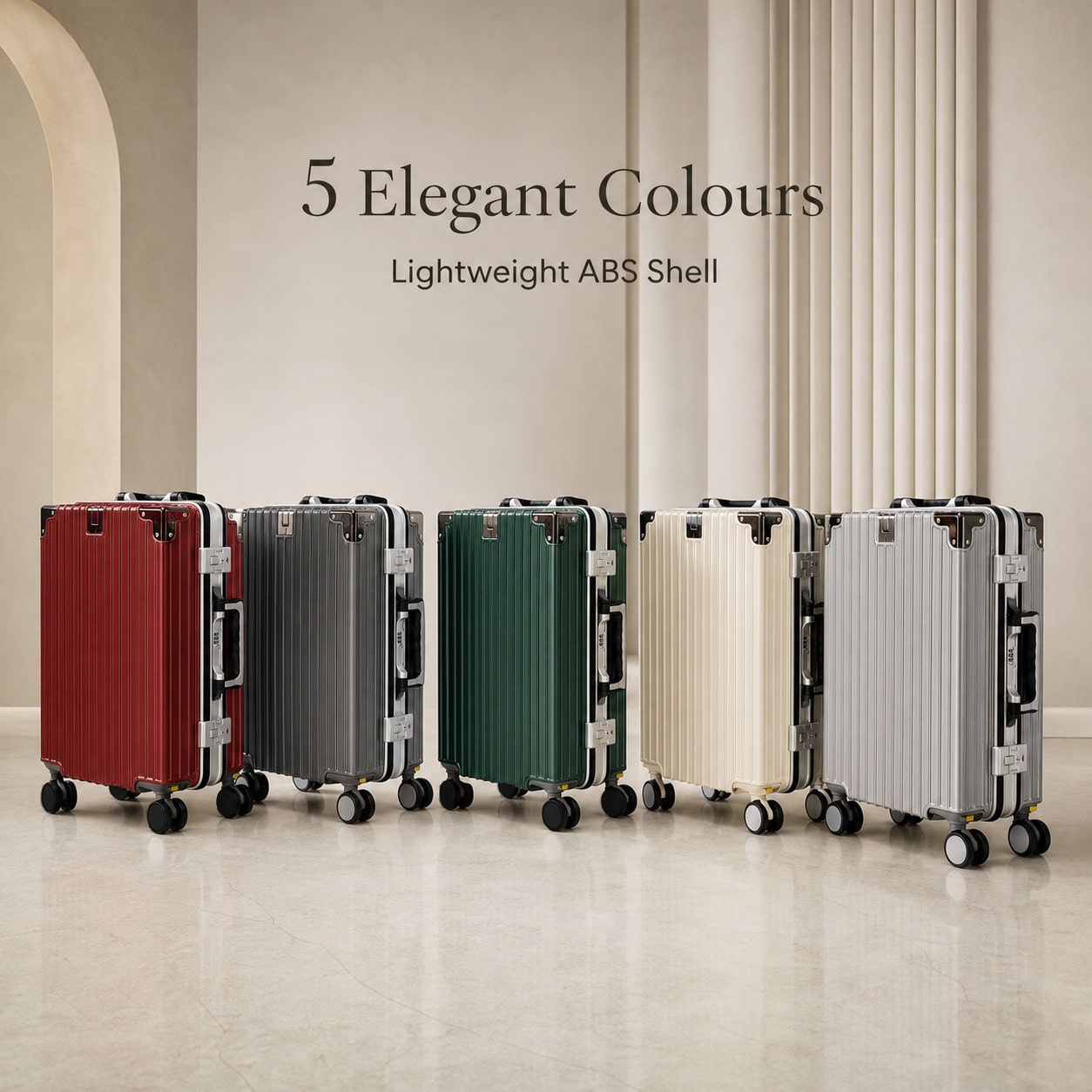 20 Inch Carry On Suitcase Airl - Cabin Size Lightweight Travel Trolley 评论和价格