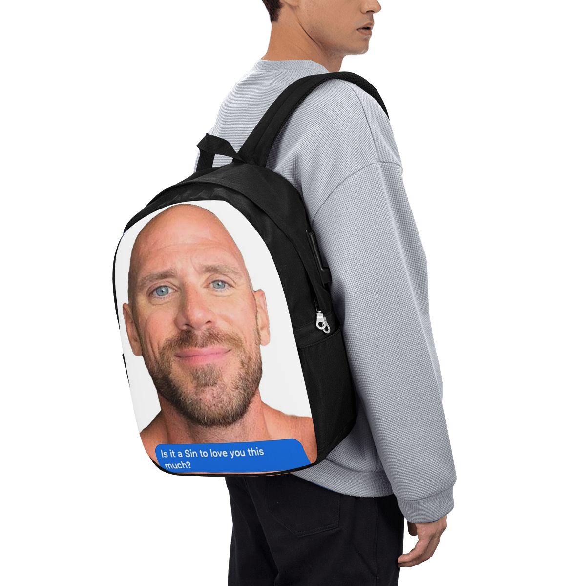 Johnny Sins Flirty Text Bubble - Backpacks 评论和价格