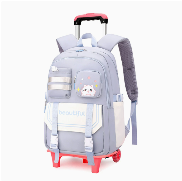 kids School Rolling backpack F - Foldable Rolling Luggage Bag 评论和价格