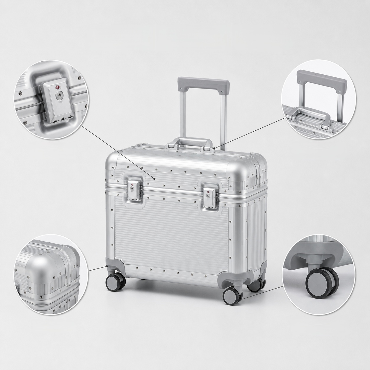 Bunnyfly 20-Inch PC Carry-On S - Aluminum Frame Carry On Luggage 评论和价格