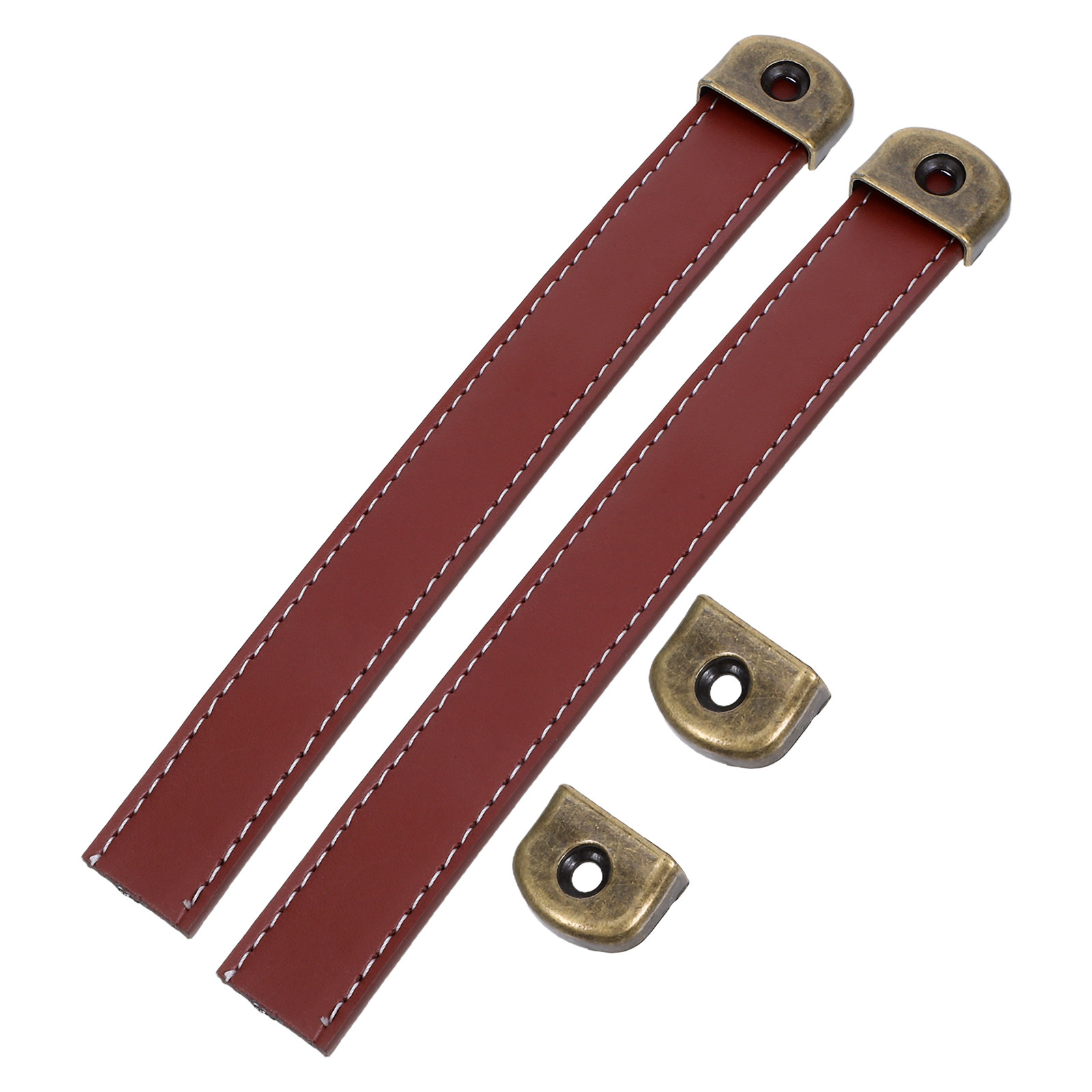 2Pcs Retro PU Cabinet Pull Han - Retro Vintage Trunk Suitcase 评论和价格