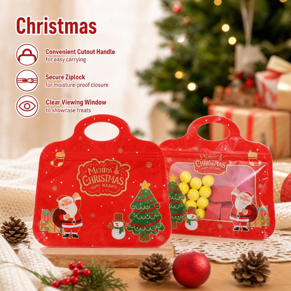 10-50pcs Christmas Self-Sealin - Handbags 评论和价格